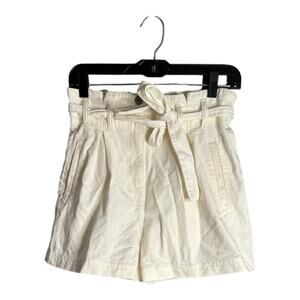 Rails White High Waisted Paperbag Shorts Size Small